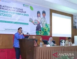 BPS Bangka Siapkan Tim Pencacah Sensus Pertanian dengan Teknologi Canggih